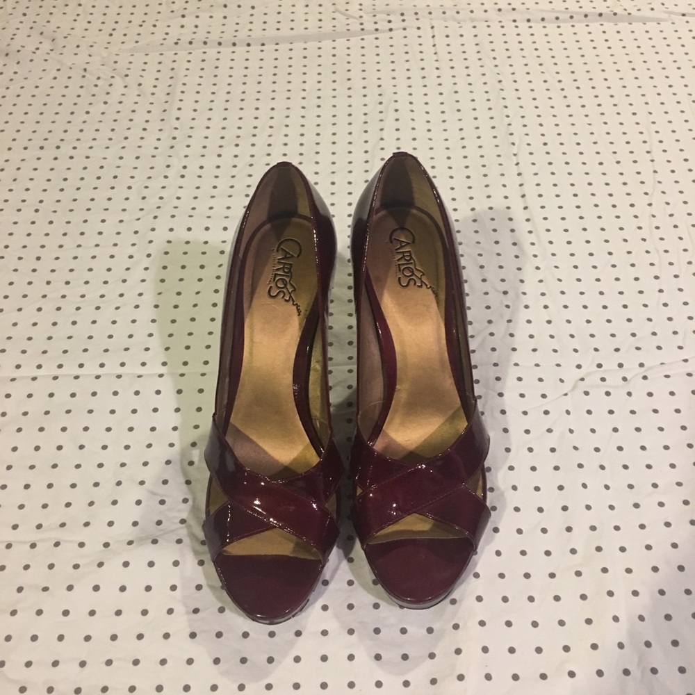 Carlos Burgundy heels